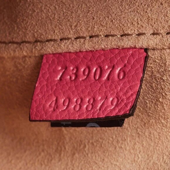 Gucci Pink Leather Double G Aphrodite Mini Shoulder Bag - Picture 6 of 11